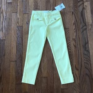 🔥🔥New! Zara Girls yellow pants 8